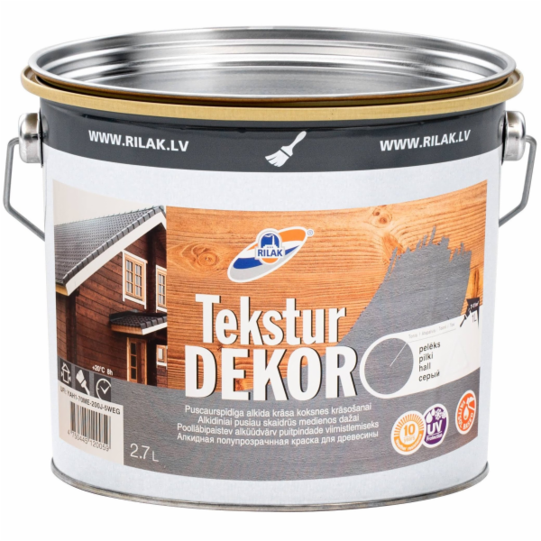 TEKSTURDEKOR TMAVĚ ŠEDÝ 2,7L