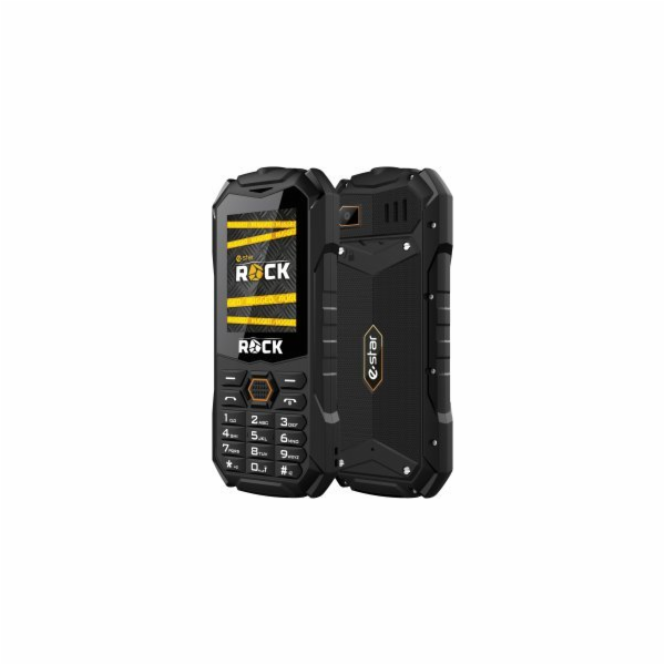Mobilní telefon eStar Rock, černý, 48MB/128MB