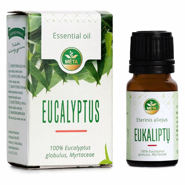 Eukalyptový esenciální olej META, 10 ml