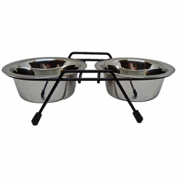 Miska na krmení Hoppy Wire Diner Trapeze, 0,9 l, 2 ks.