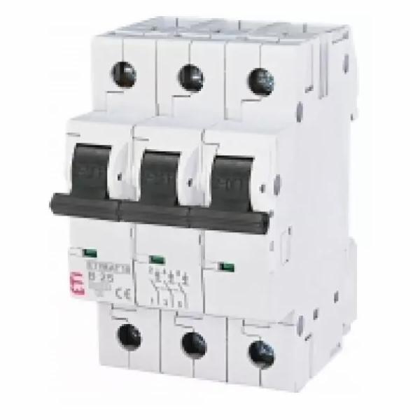 Automatický spínač ETIMAT 10, 3P, C, 25A, 10kA