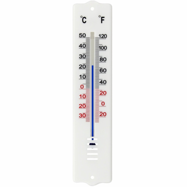Teploměr pokojový/venkovní OKKO ZLS-116, bílý