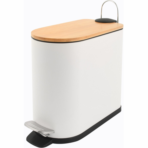 Popelnice Domoletti T-T2105MB, bílá, 5l