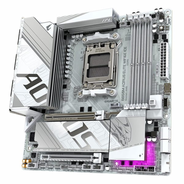 GIGABYTE B850M AORUS ELITE WIFI6E ICE, základní deska