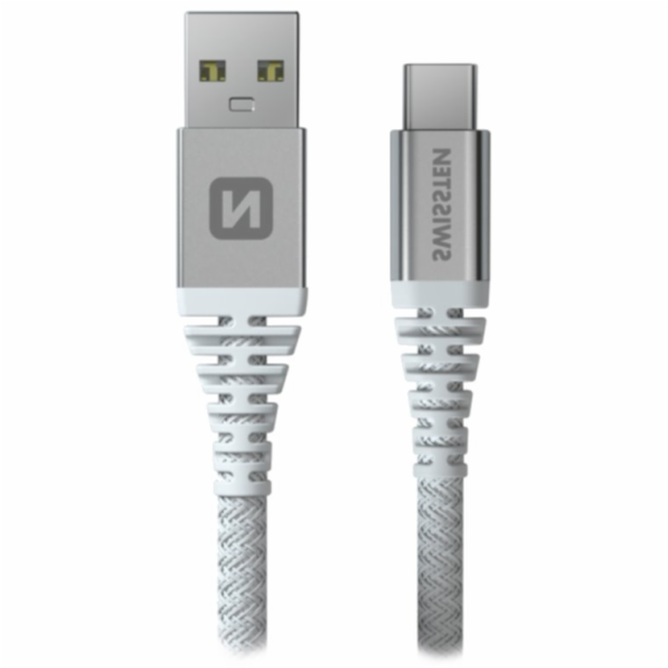 Swissten datový kabel ARAMID REINFORCED - USB / USB-C 1,5...