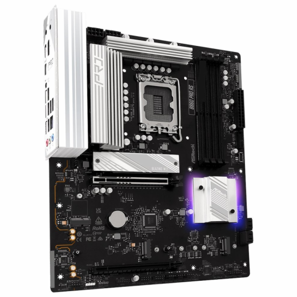 ASRock MB Sc LGA1851 B860 PRO RS, Intel B860, 4xDDR5, 1xD...