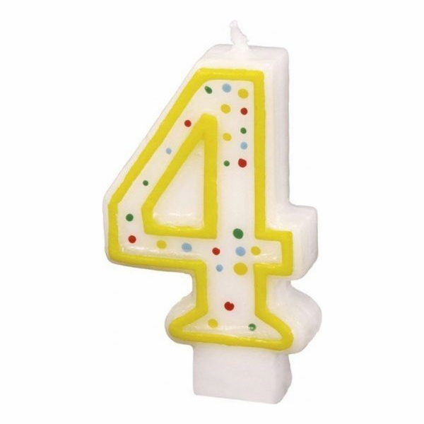 Svíčka na dort č. 4, 7,3 cm