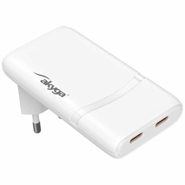 Akyga USB Nabíječka AK-CH-32 2x USB-C PD 5-20V / max. 3.2...