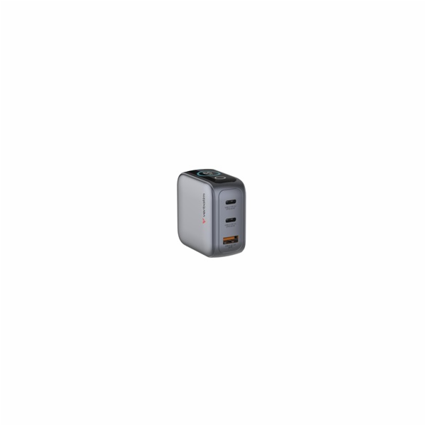 VERBATIM Mini GaN Nabíječka s displejem 65W, 2xUSB-C, 1xU...