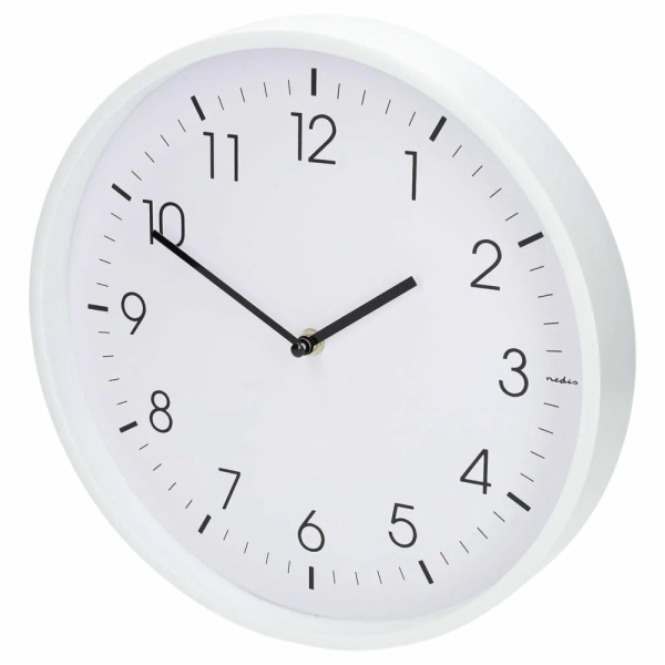 NEDIS nástěnné hodiny/ průměr 300 mm/ tichý pohyb/ plast/...