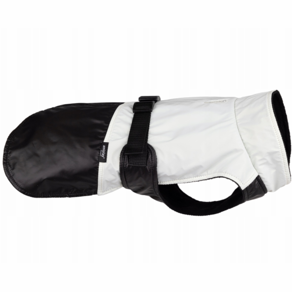 Psí bunda Amiplay, bílá/černá, 50