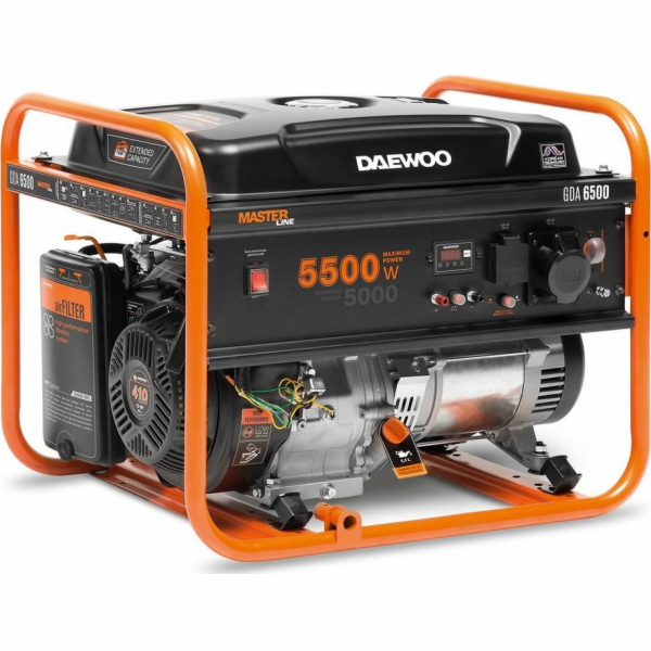 DAEWOO BENZÍNOVÝ GENERÁTOR GDA 6500 5KW