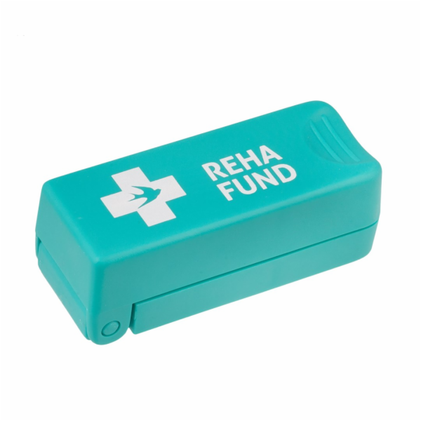 Dělič tablet REHAFUND RF-358, tyrkysový