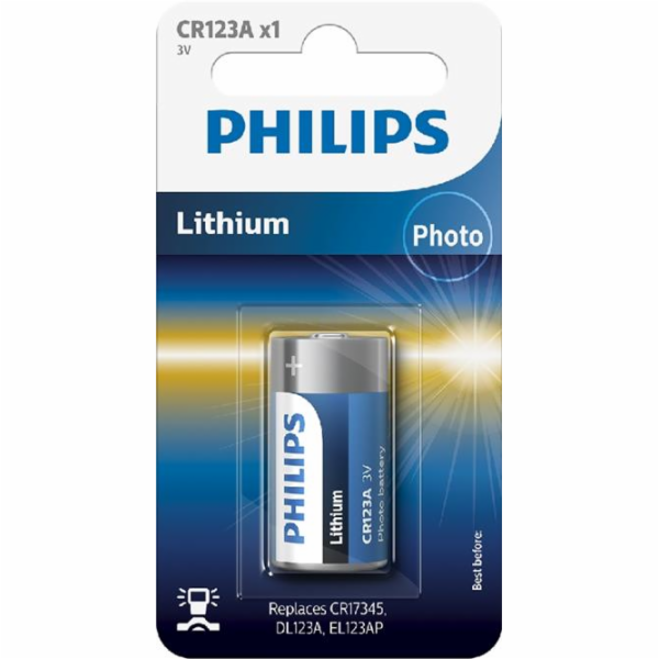 Baterie Philips CR123A/01B
