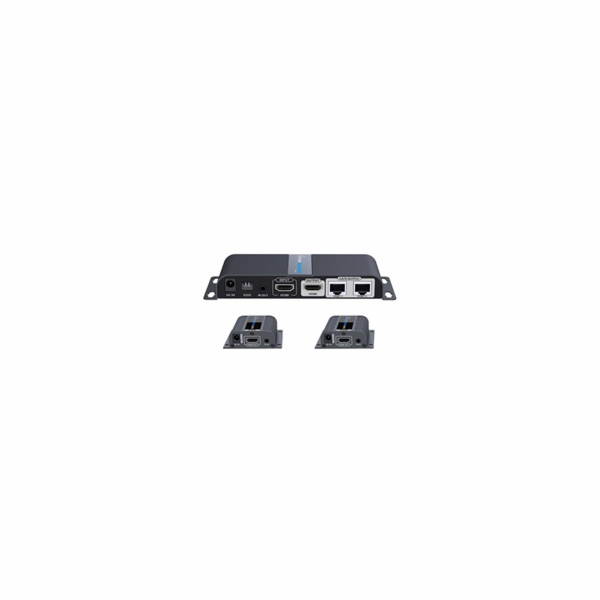 PREMIUMCORD HDMI 1-2 splitter+extender po CAT6/6a/7, FULL...