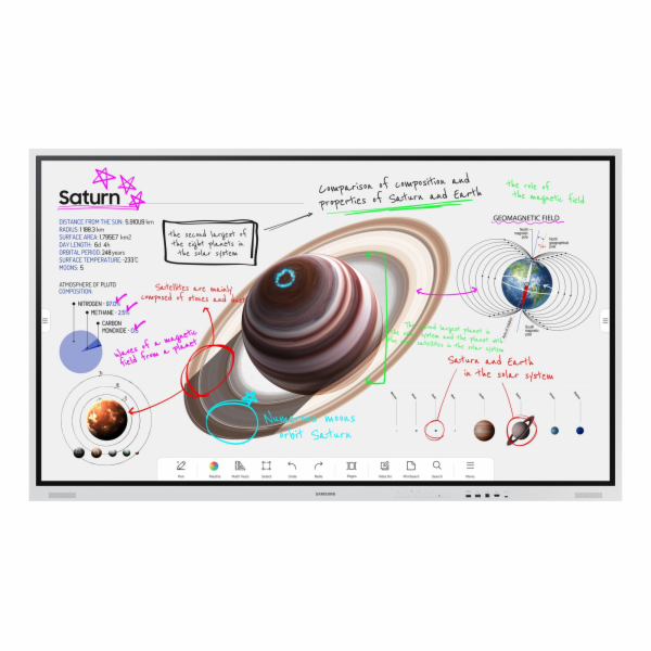 SAMSUNG LFD 75" - LH75WMBWLGCXEN interaktivní FLIP PRO
