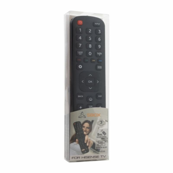 Sbox RC-01405 Remote Control for Hisense TVs