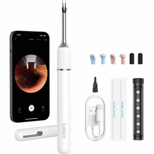 Otoskop pro čištění uší Bebird Note 5 s kamerou (modrý)