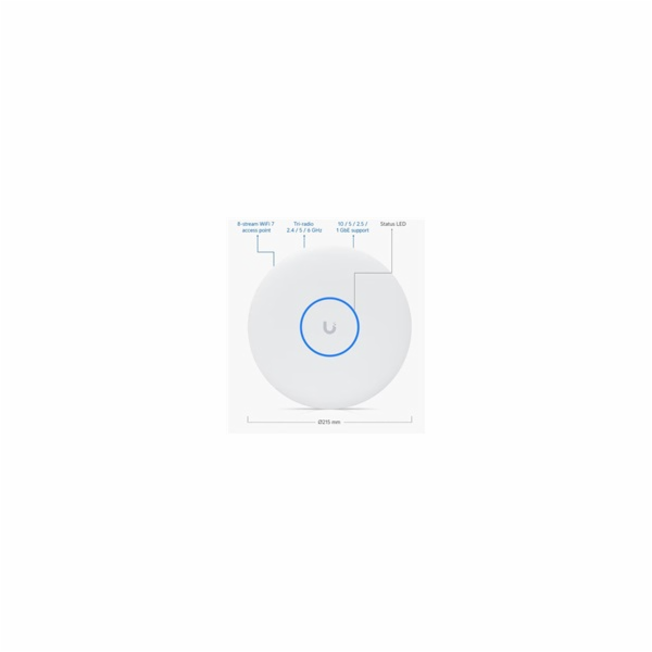UBNT UniFi U7-Pro-XGS, bez PoE adaptéru, bílá