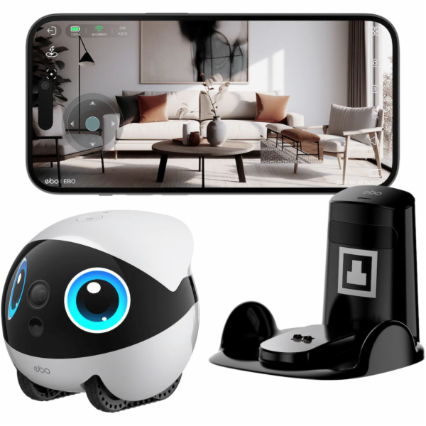 Enabot EBO Air 2 Plus Companion  Robot 3K Camera white