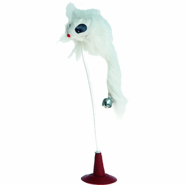 Hračka pro kočky Flamingo, bílá