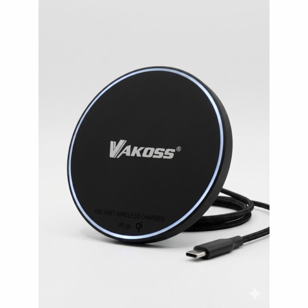 Vakosss MY5316K Magnetická bezdrátová nabíječka 15 W