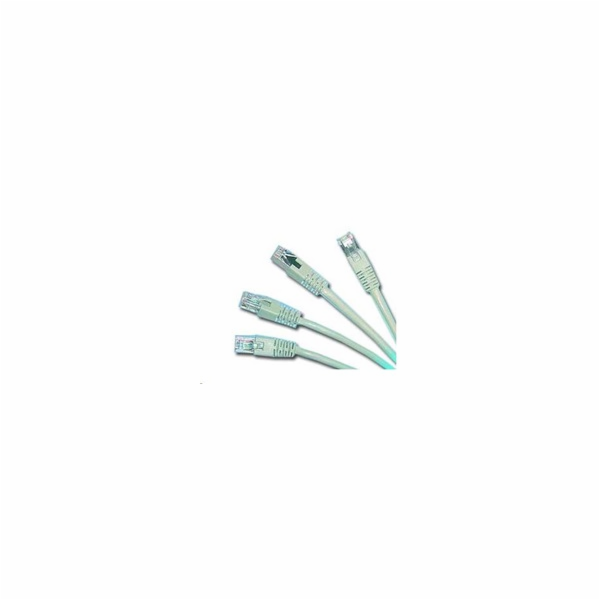 GEMBIRD kabel patchcord Cat5e stíněný FTP 15m, šedý