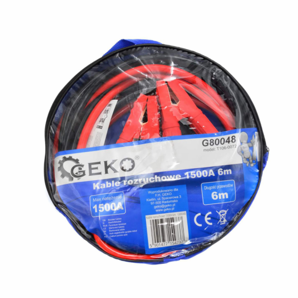GEKO Startovací kabely 1500A 6m GEKO