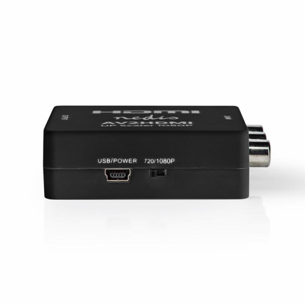 NEDIS převodník smíšeného videa na HDMI/ 3x RCA/ černý