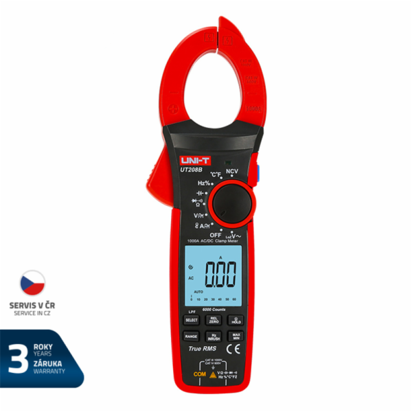 Multimetr UNI-T  UT208B klešťový