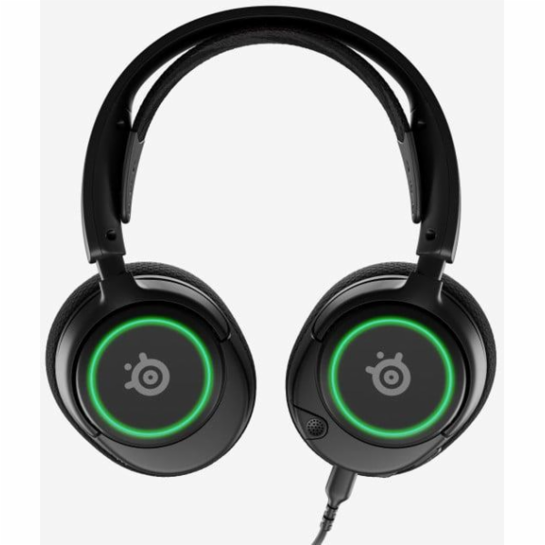 STEELSERIES Herní sluchátka Arctis Nova 3 s kabelem, černá