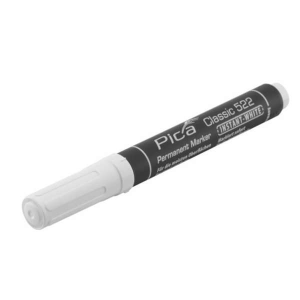 Pica Permanent Marker INSTANT  white, Bullet Tip,  1-4mm