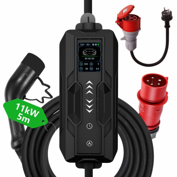 Nabíjecí stanice IMMAX NSE001 EV/PHEV AC Type 2 11kW cest...