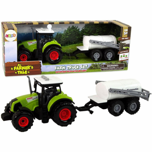 Traktor na hraní, s přívěsem