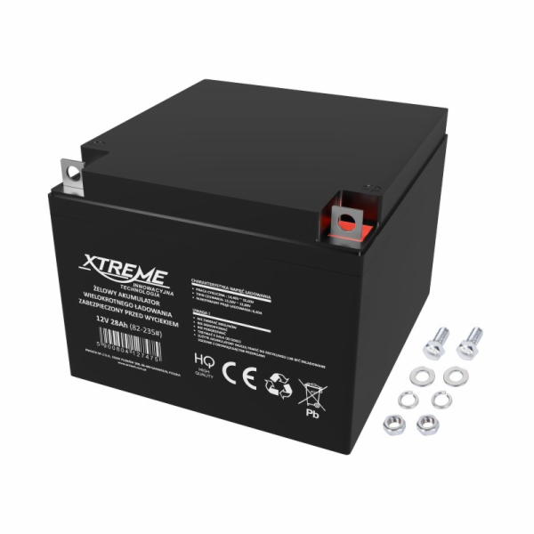 BLOW Gelová baterie 12V 28Ah XTREME