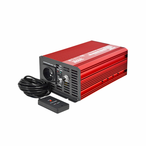 Měnič napětí CARSPA P1000 12V/230V 1000W čistá sinusovka ...