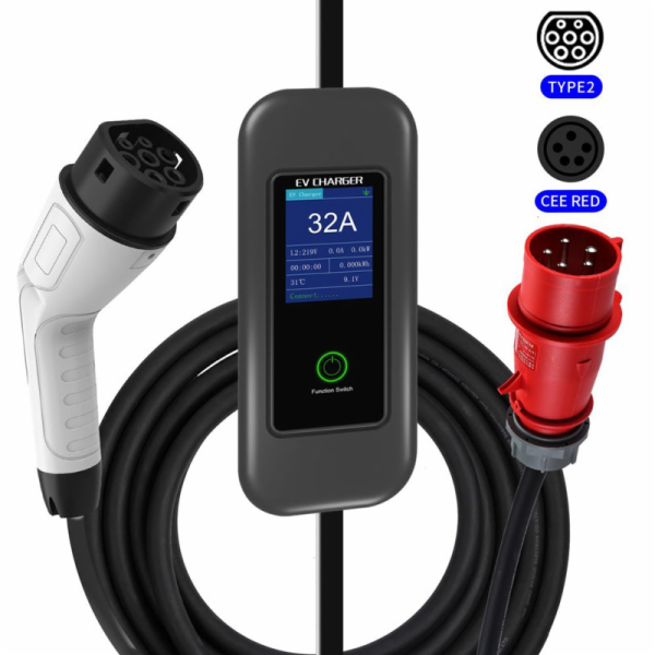 Nabíjecí stanice IMMAX NSE003 EV/PHEV AC Type 2 22kW WiFi...