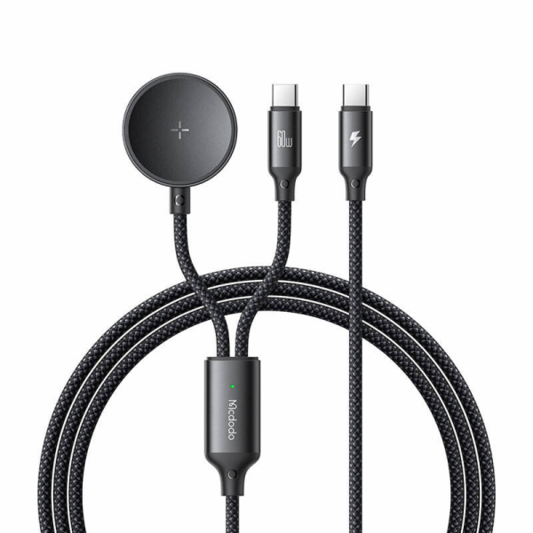 Kabel MCDODO CA-4210 USB-C 1,2m Black + nabíječka na Sams...