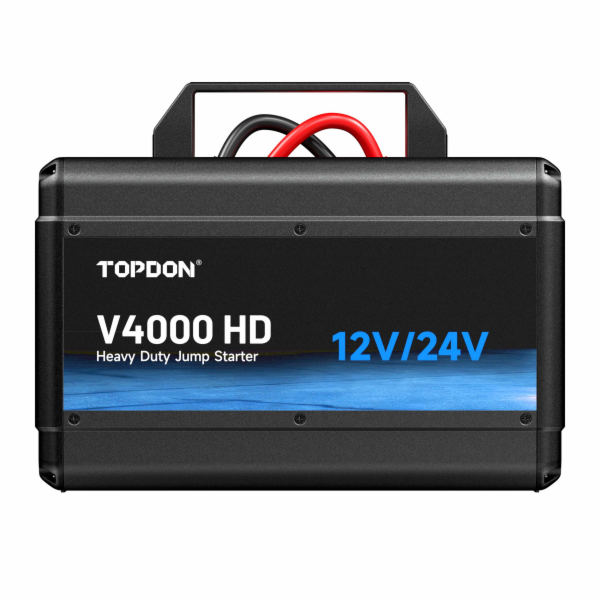 TOPDON Car Jump Starter V4000 HD/3000A (24V)/4000A (12V)/...