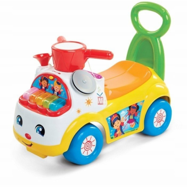 Pulio Fisher Price Hudební průvod Jezdící hračka žlutá