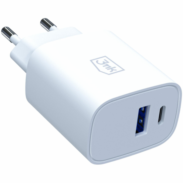 3mk FlowPower 30W 1A1C PD 3,0 QC4+ White