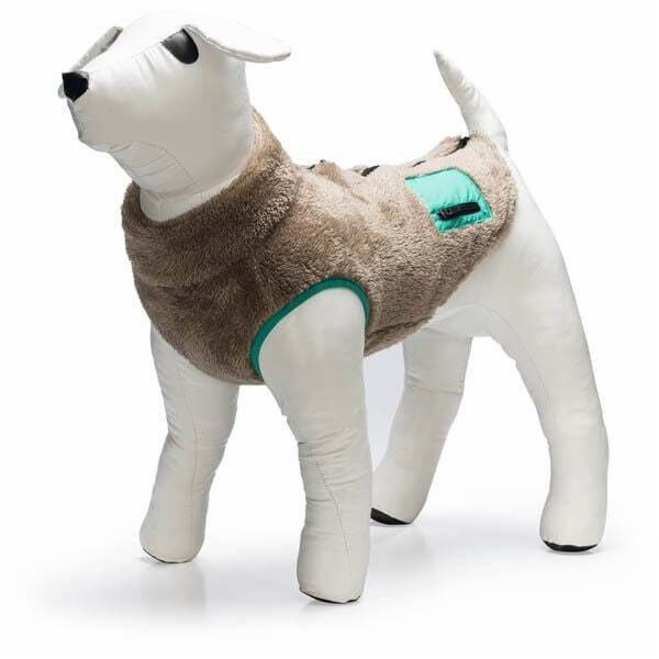 Psí bunda Beeztees TEDDY, hnědá, 24 cm