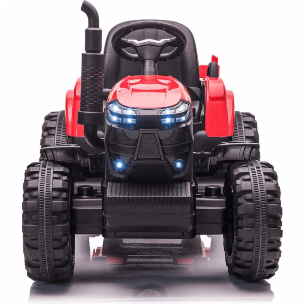 Dětský elektrický traktor Hatis, černý/červený