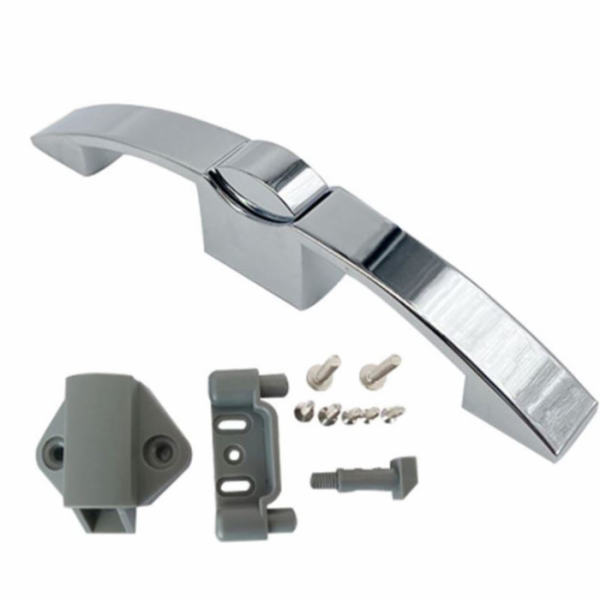 Nábytkový zámek do karavanů chrom - push lock