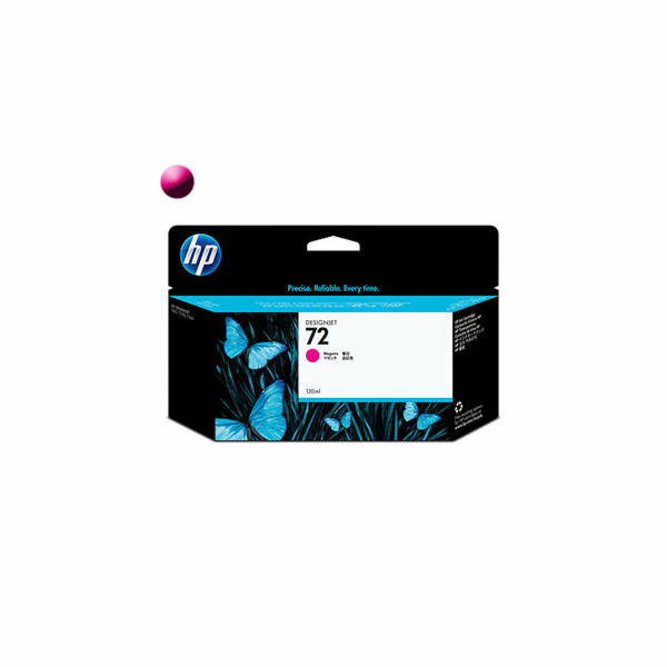 HP 72 Magenta DJ Ink Cart, 130 ml, C9372A