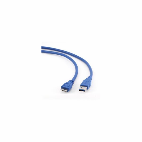 Gembird kábel USB 3.0 (AM) na Micro-USB (BM), 3 m, modrý