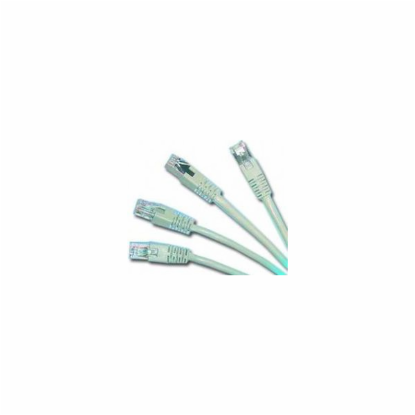 GEMBIRD kabel patchcord Cat5e stíněný FTP 10m, šedý