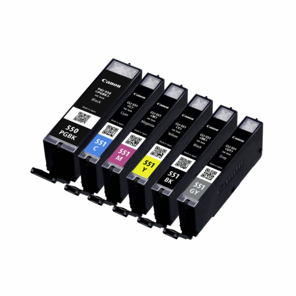 Canon CARTRIDGE PGI-550/CLI-551 PGBK/C/M/Y/BK/GY MULTI-PA...