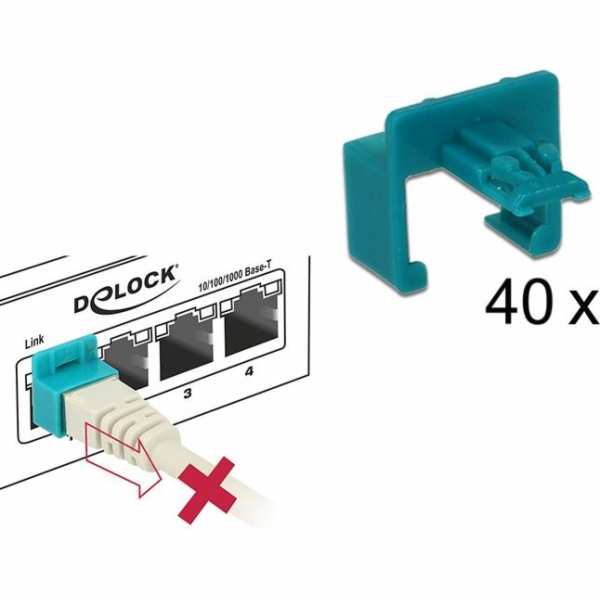 DeLOCK RJ45 Secure Clip, držák
