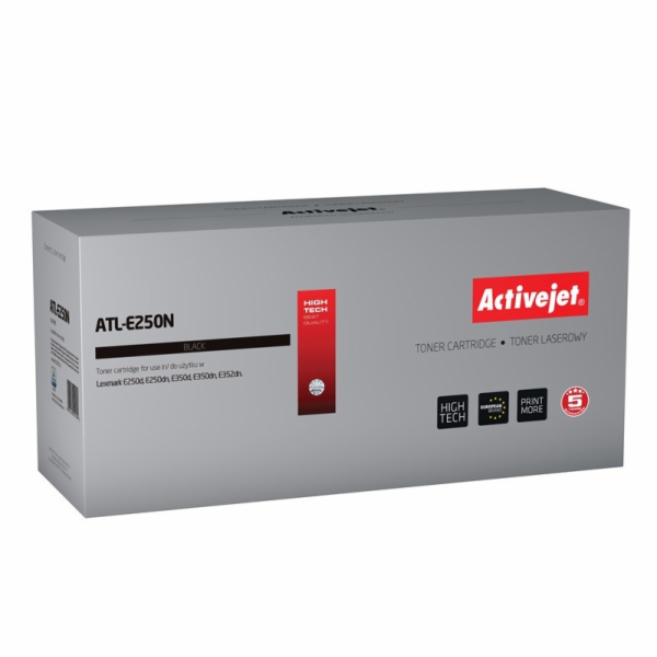 Activejet Tonerová kazeta ATL-E250N (náhradní kazeta Lexm...